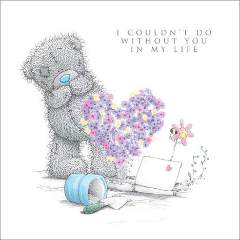 Tatty Teddy With Heart Me to You Bear Card £2.09